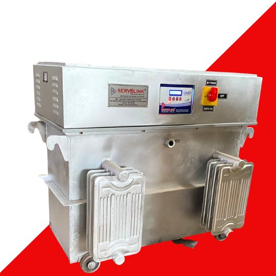 100 KVA Three Phase Oil Cooled Servo Stabilizer