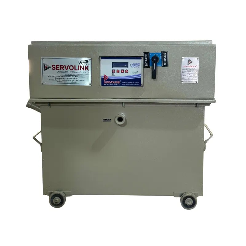 Three Phase Oil Cooled Servo Stabilizer