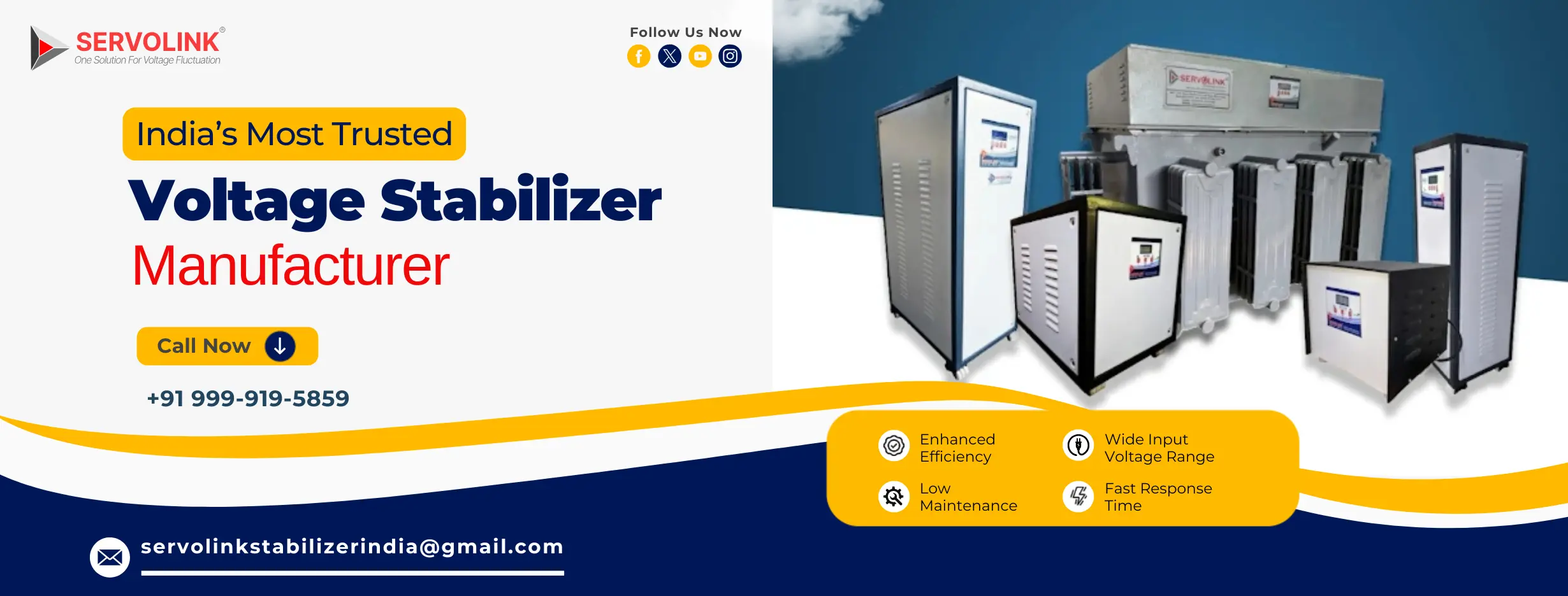 Servo Voltage Stabilizer in Gurgaon