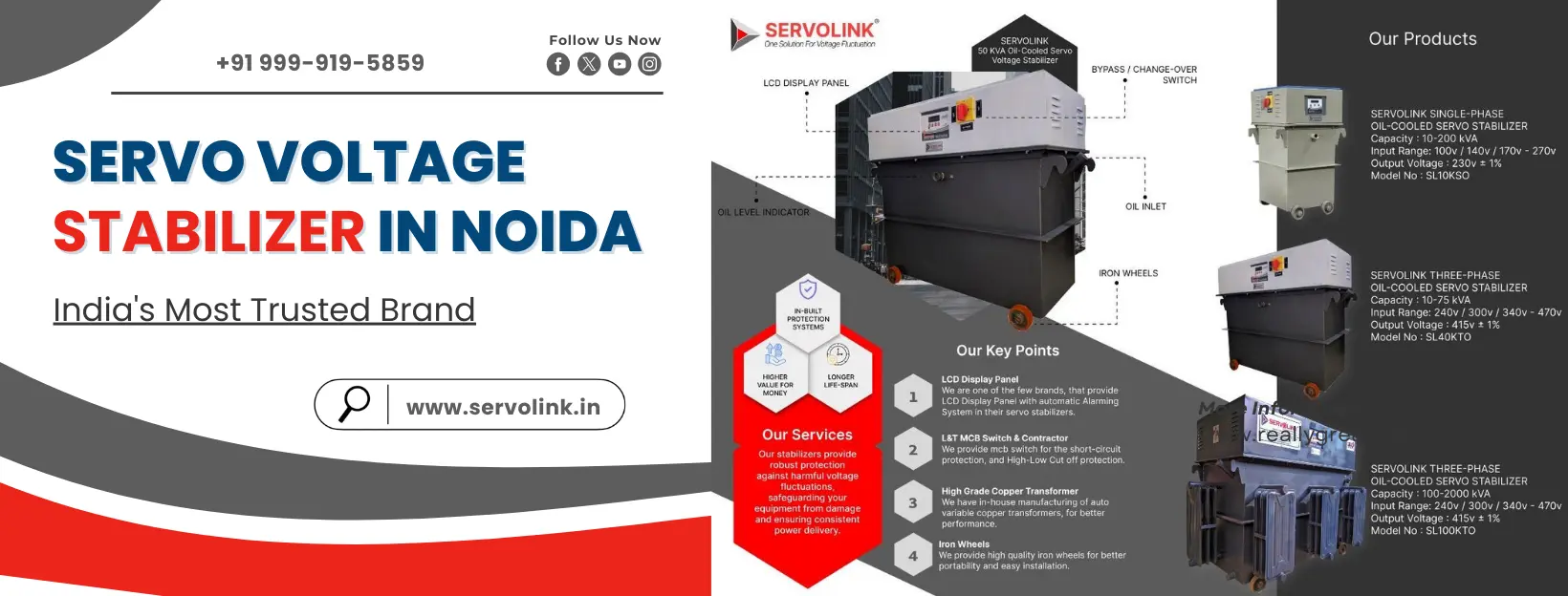 Servo Stabilizer manufacturer in Noida